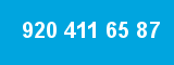 920 411 65 87 920 411 65 87